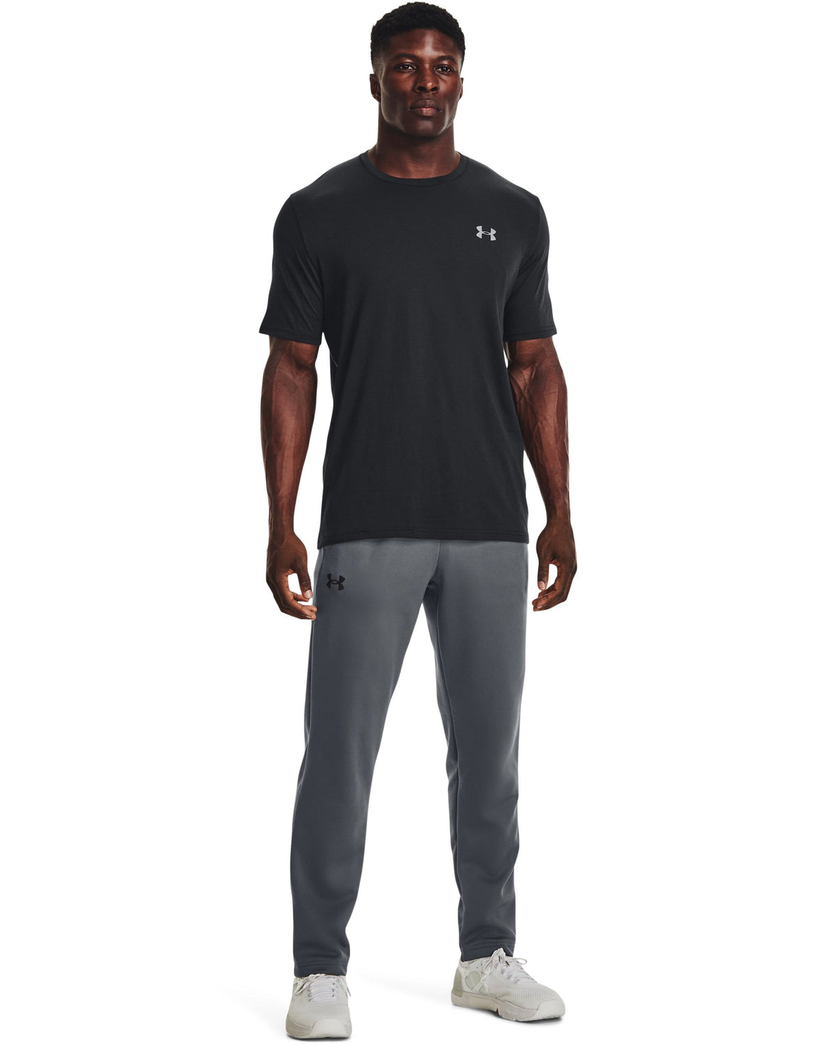 UA Left Chest Lockup Men's T-Shirt - Black