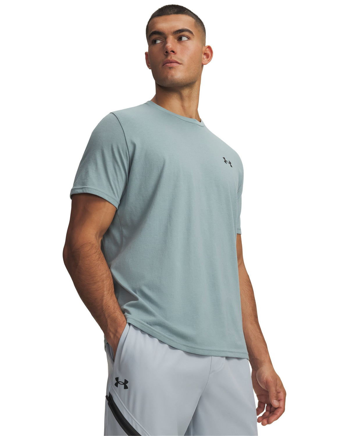 UA Left Chest Lockup Men's T-Shirt - Green