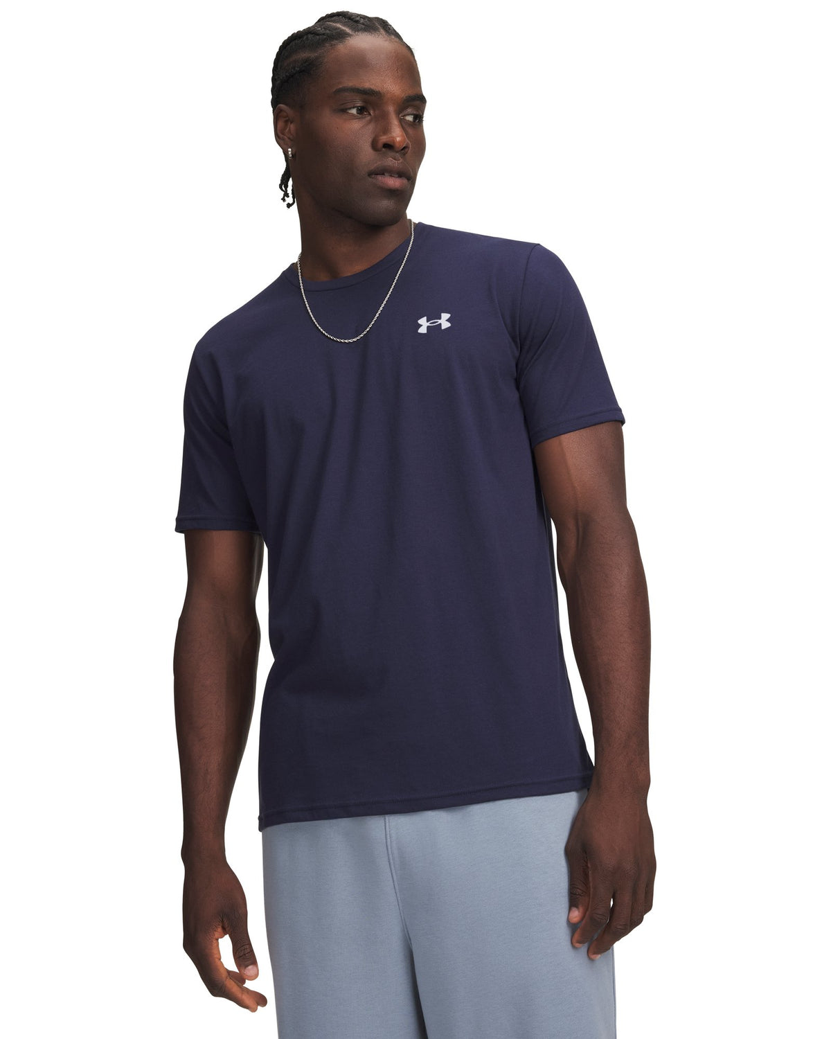 UA Left Chest Lockup Men's T-Shirt - Blue