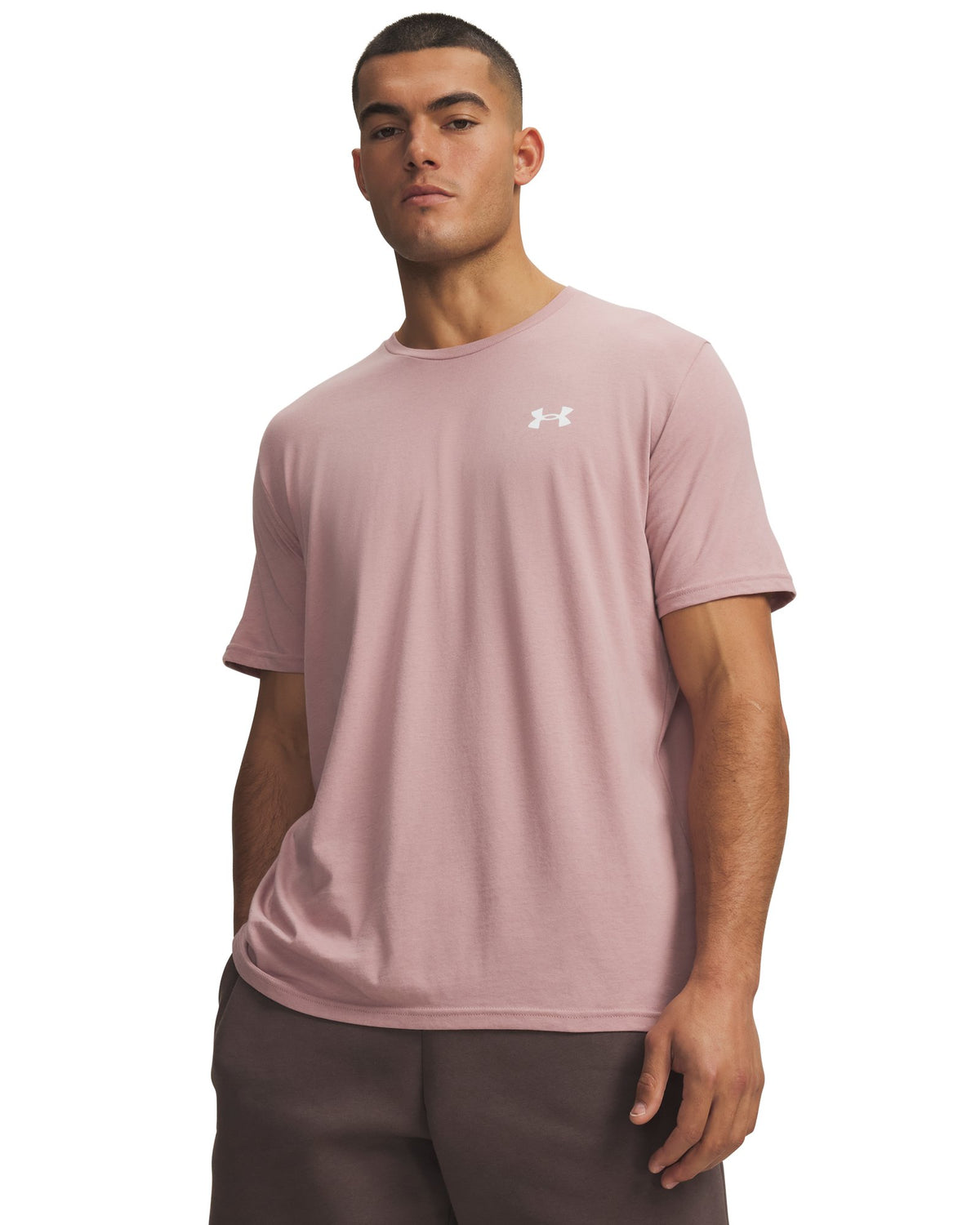 UA Left Chest Lockup Men's T-Shirt - Pink