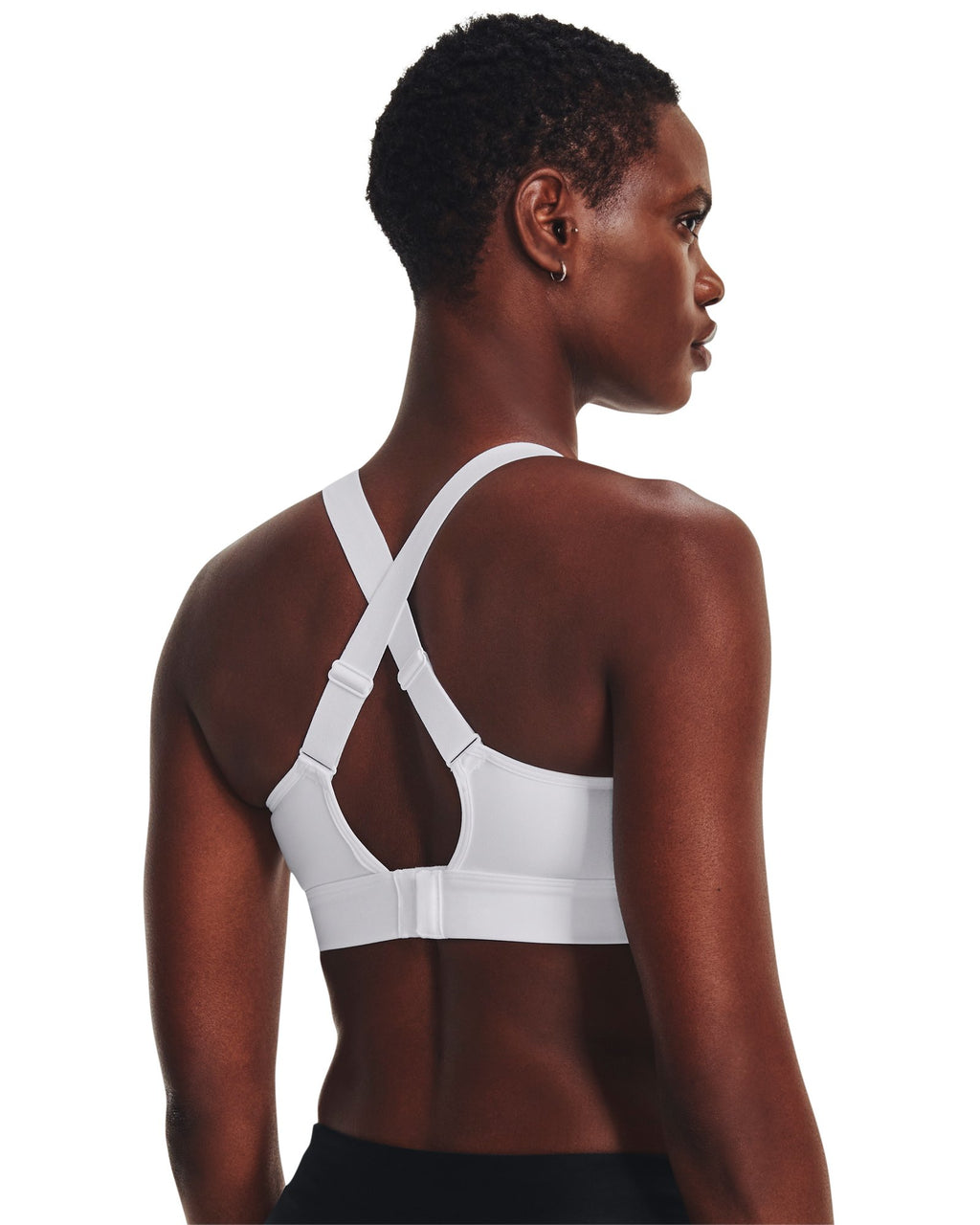 UA Continuum High Women's Sports Bra - White