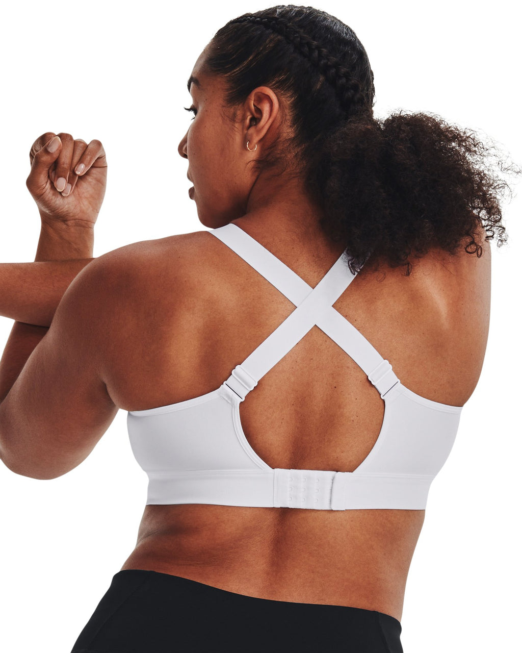 UA Continuum High Women's Sports Bra - White