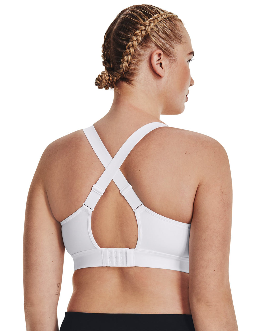 UA Continuum High Women's Sports Bra - White