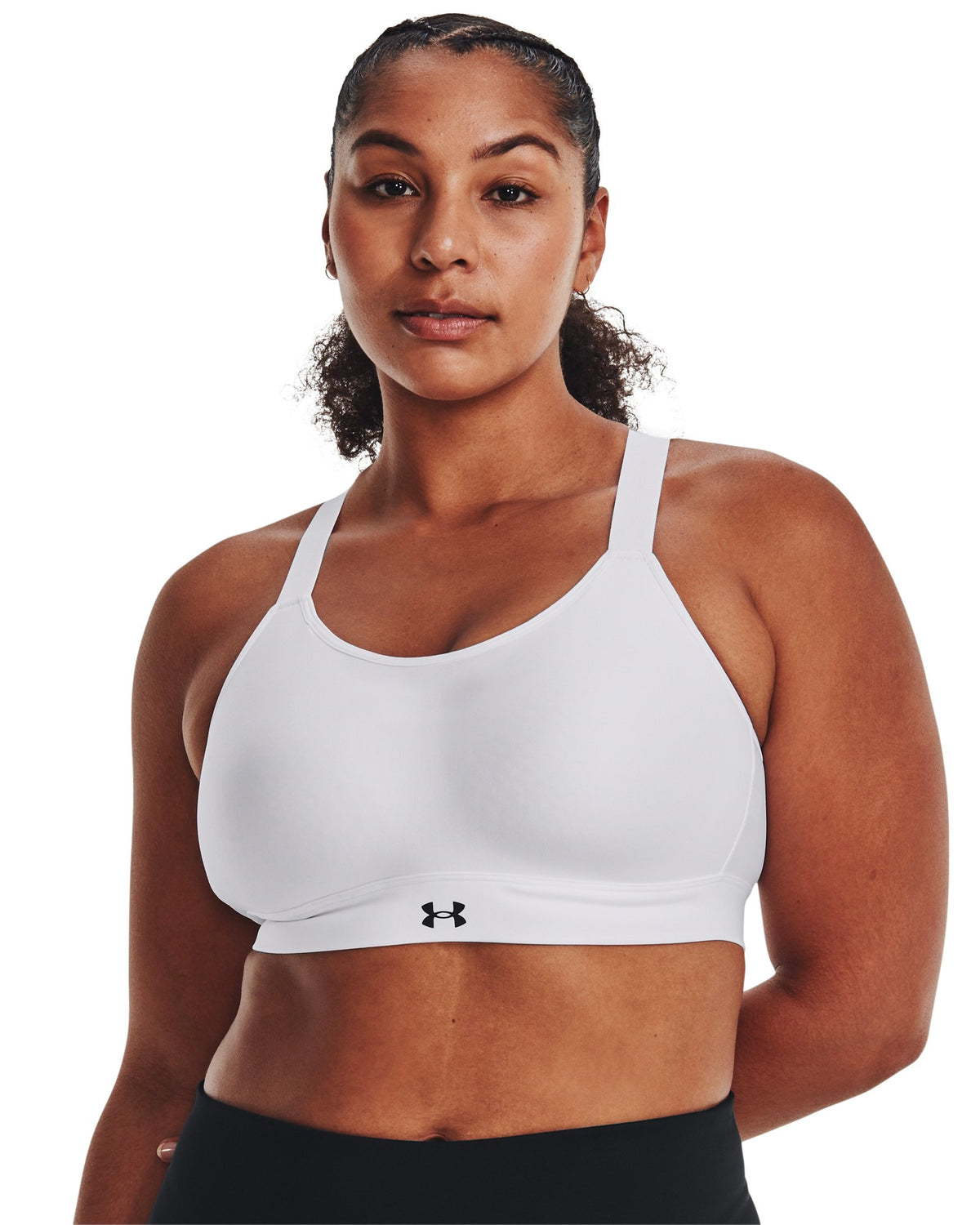 UA Continuum High Women's Sports Bra - White