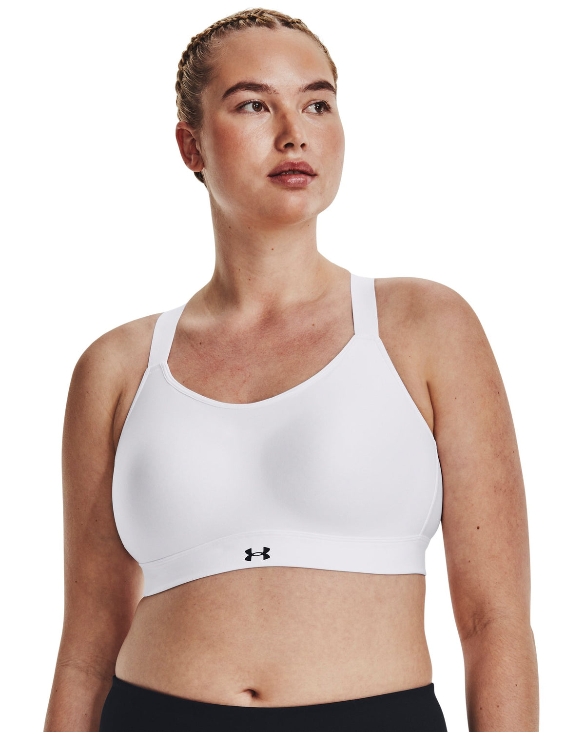 UA Continuum High Women's Sports Bra - White