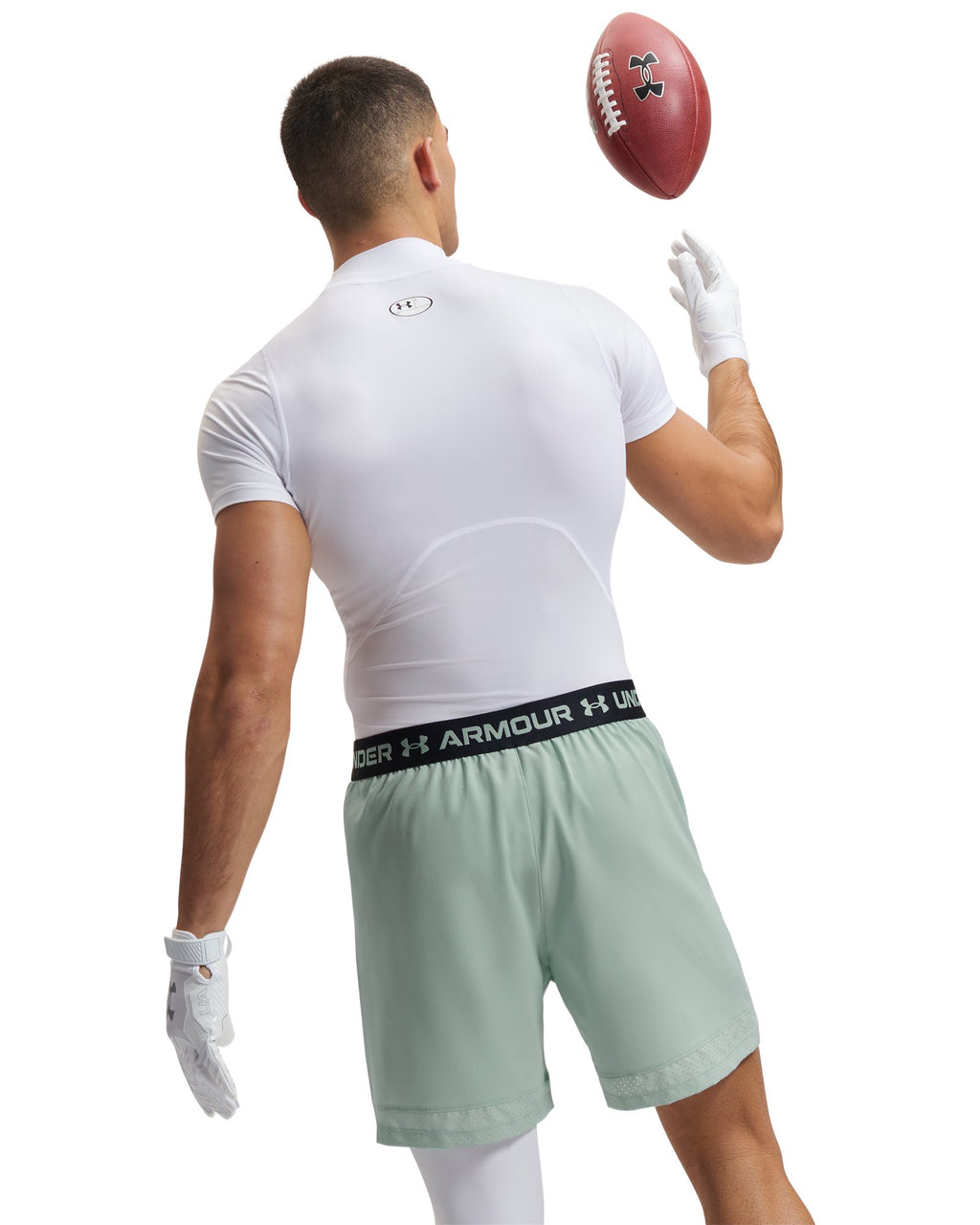 HeatGear® Compression Men's Mock Short Sleeve - Black