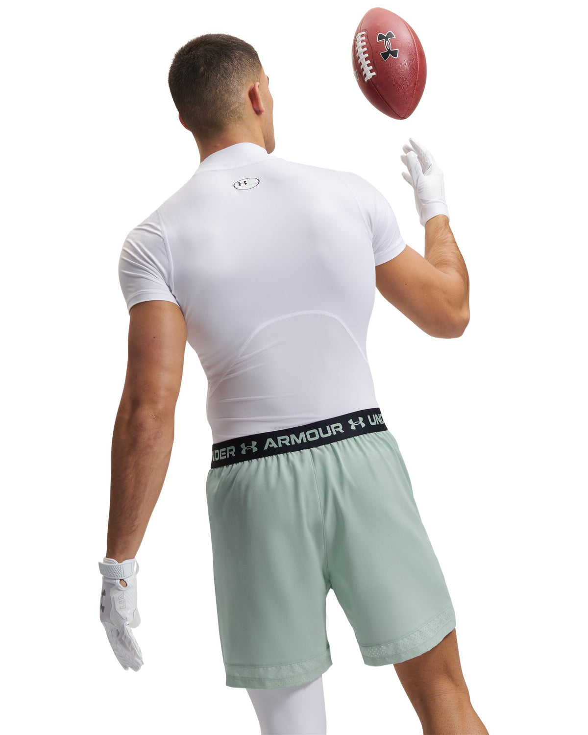 HeatGear® Compression Men's Mock Short Sleeve - Black