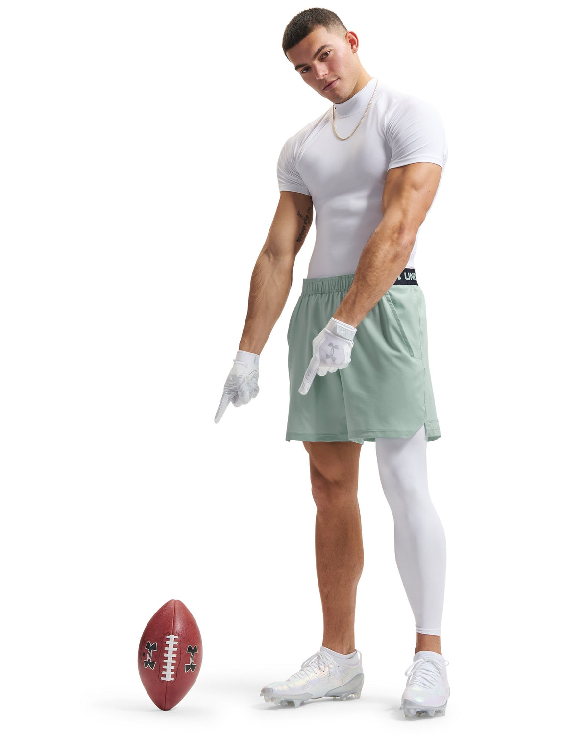 HeatGear® Compression Men's Mock Short Sleeve - Black