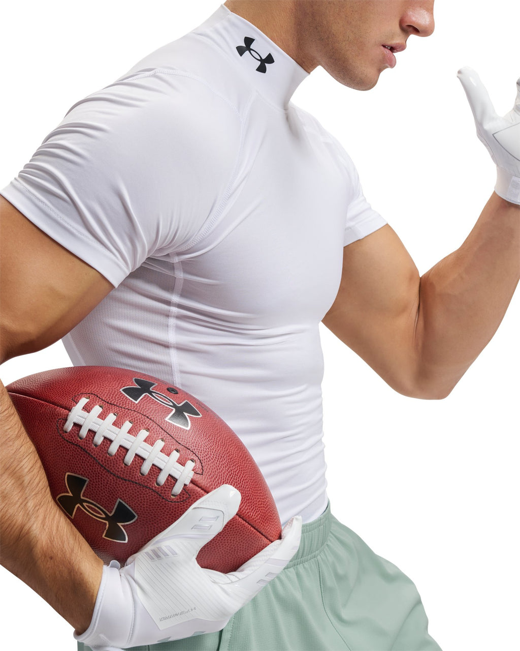 HeatGear® Compression Men's Mock Short Sleeve - Black