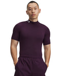 HeatGear® Compression Men's Mock Short Sleeve - Purple