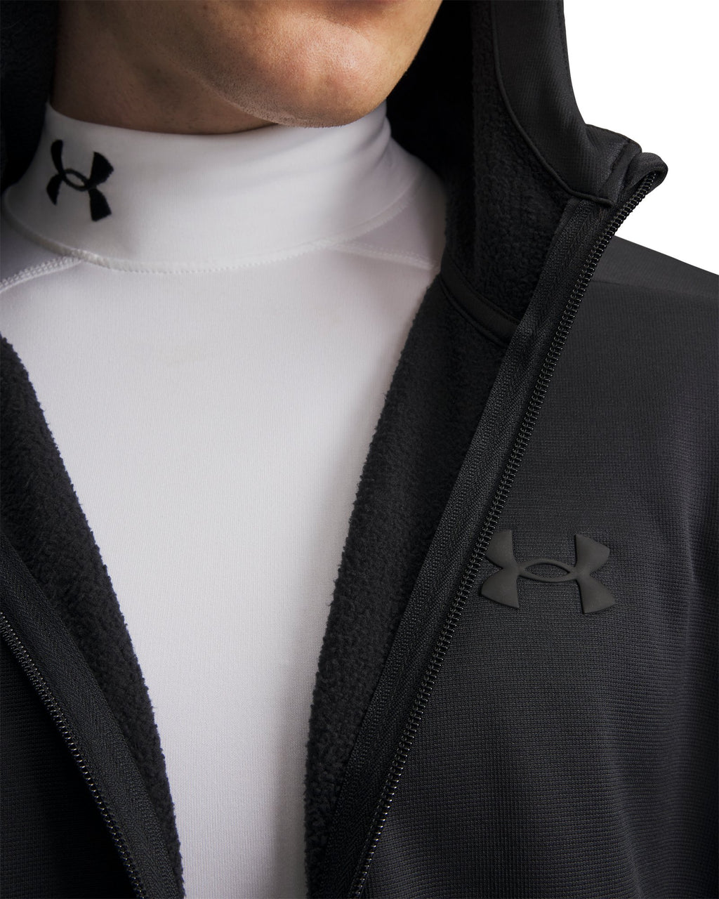Armour Fleece® Men's Full-Zip Hoodie - Black