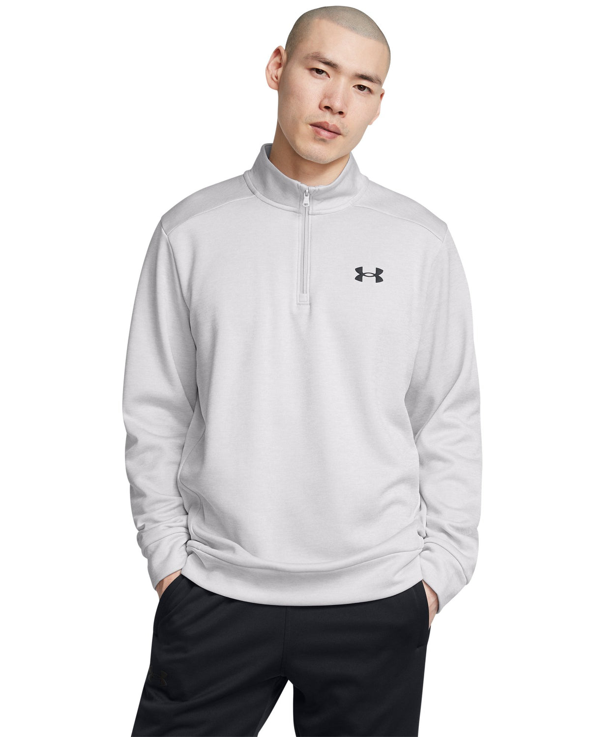 Armour Fleece® Twist Men's ¼ Zip - Gray