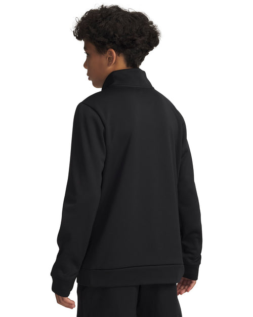Armour Fleece® Boys' ¼ Zip - Black