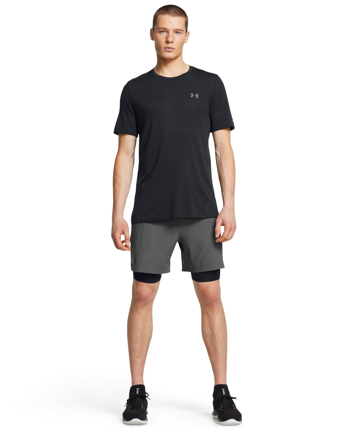 UA Vanish Woven Men's 2-in-1 Shorts - Brown