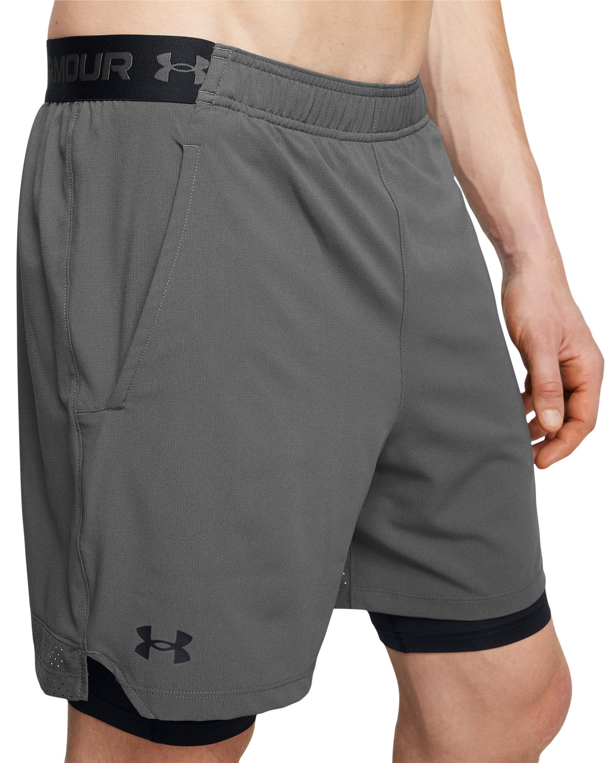 UA Vanish Woven Men's 2-in-1 Shorts - Brown