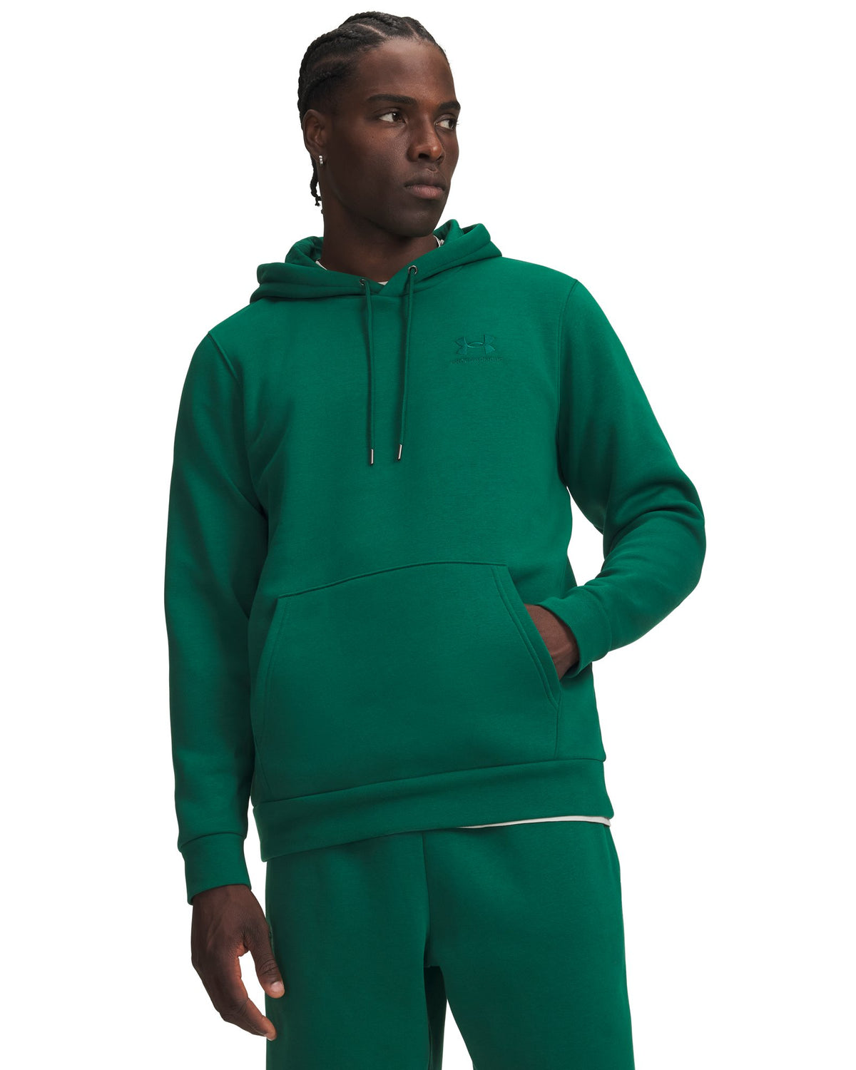 UA Icon Fleece Men's Hoodie - Green