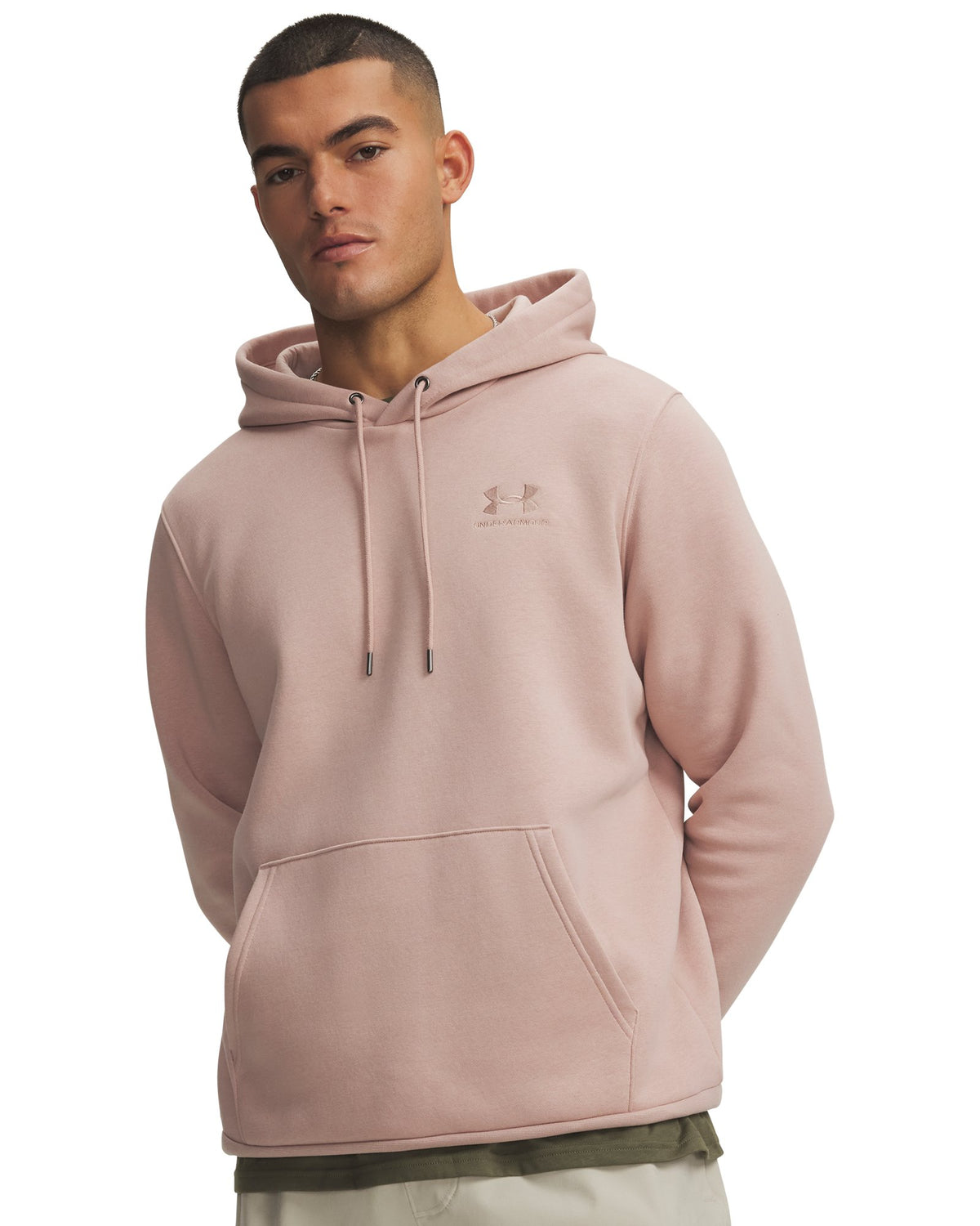 UA Icon Fleece Men's Hoodie - Pink