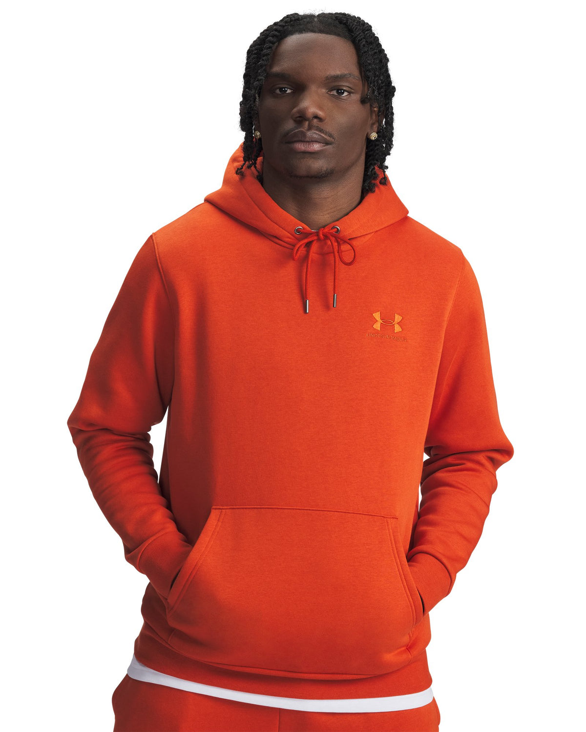 UA Icon Fleece Men's Hoodie - Orange