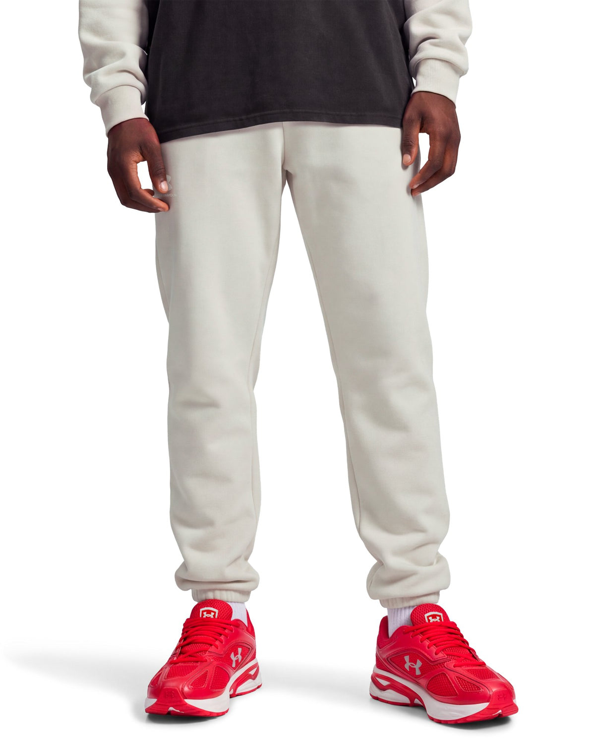 UA Icon Fleece Men's Joggers - White