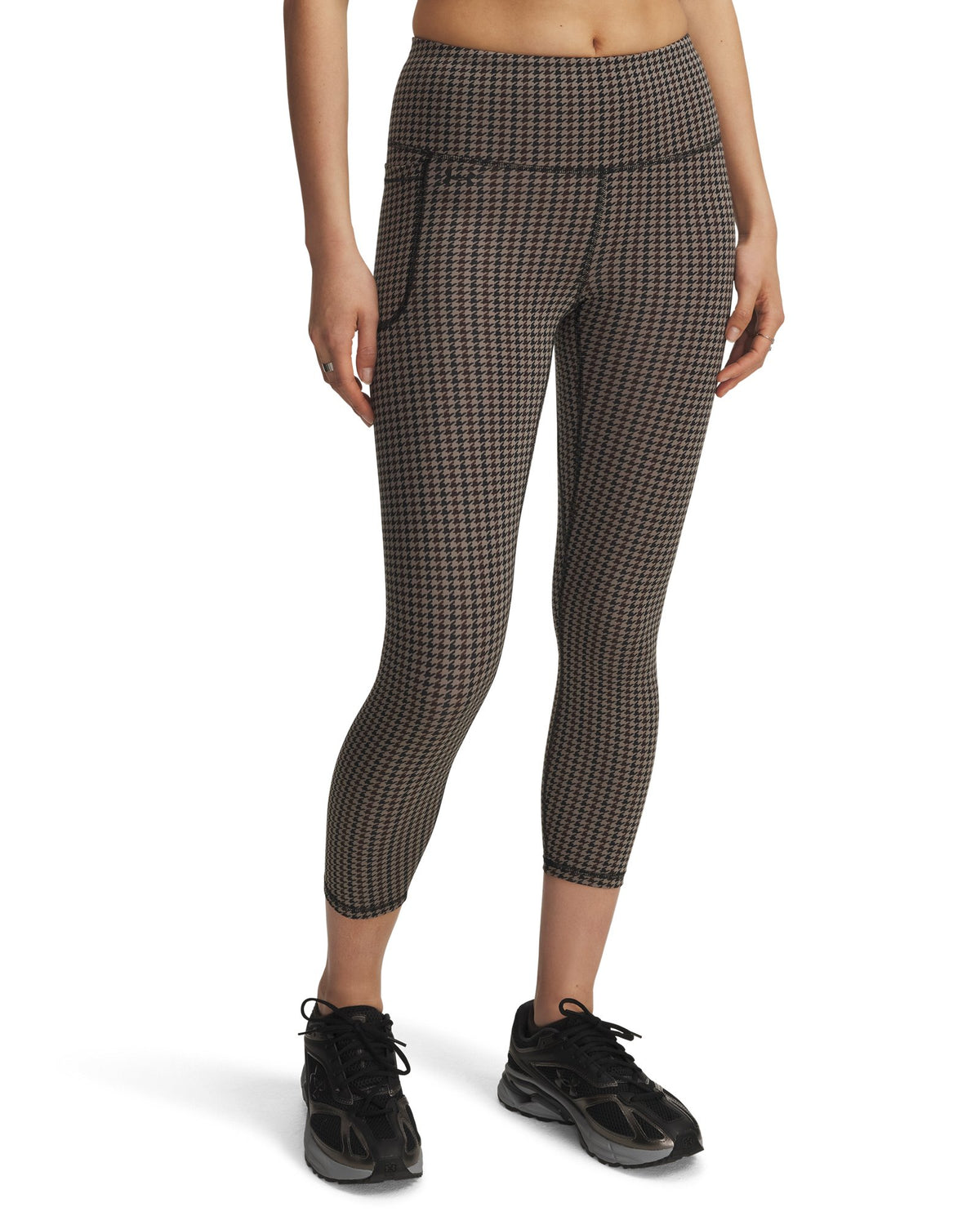 UA Motion Printed Women's Ankle Leggings - Brown