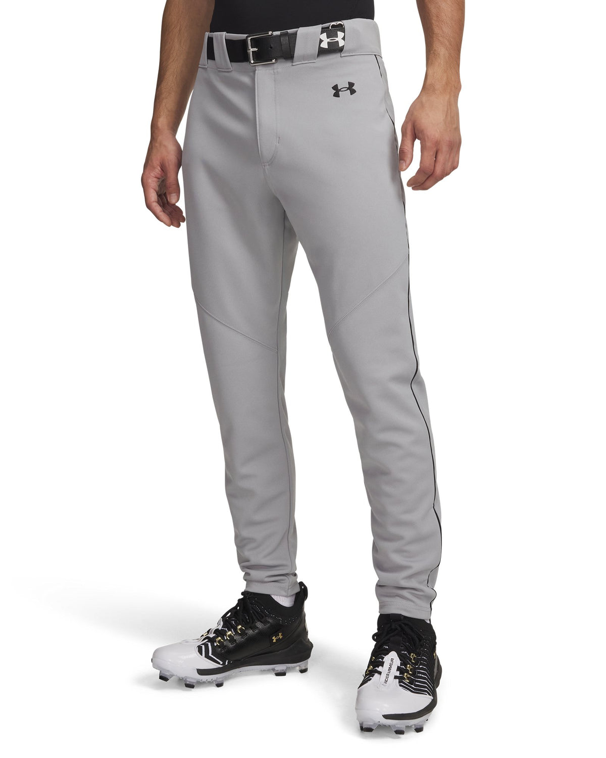 UA Utility Piped Men's Baseball Pants - Gray