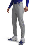 UA Utility Piped Men's Baseball Pants - Gray