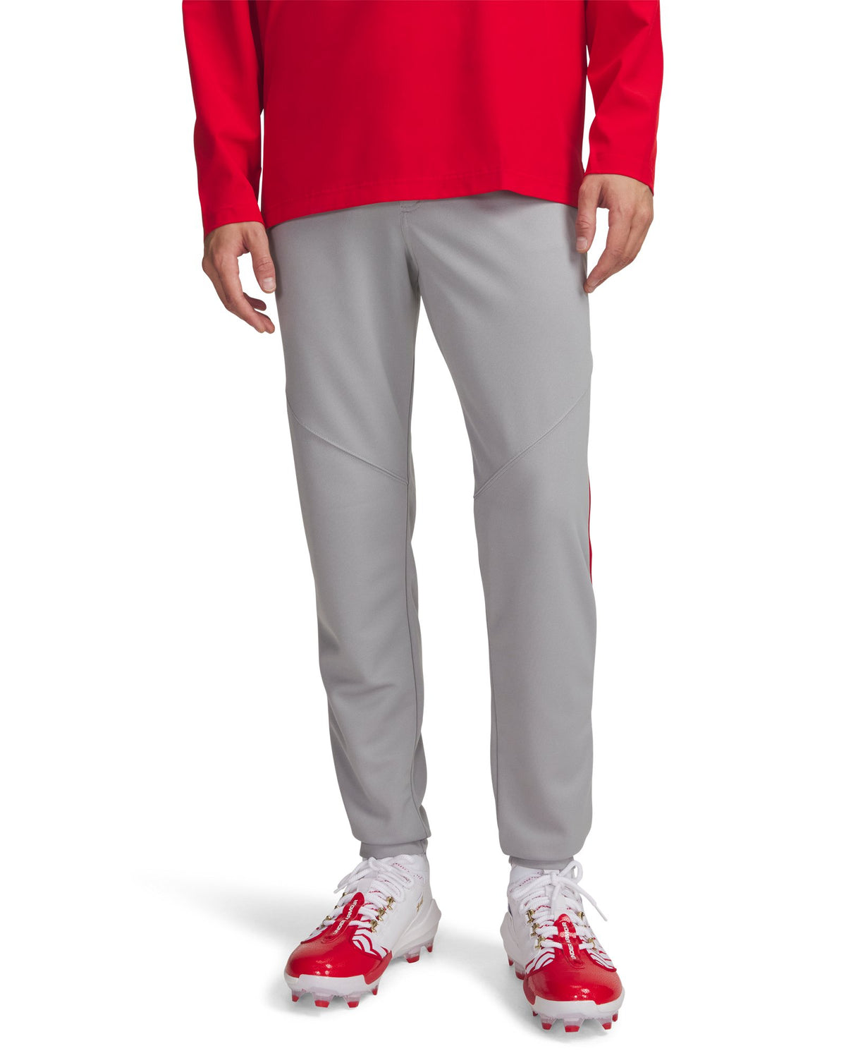 UA Utility Piped Men's Baseball Pants - Gray