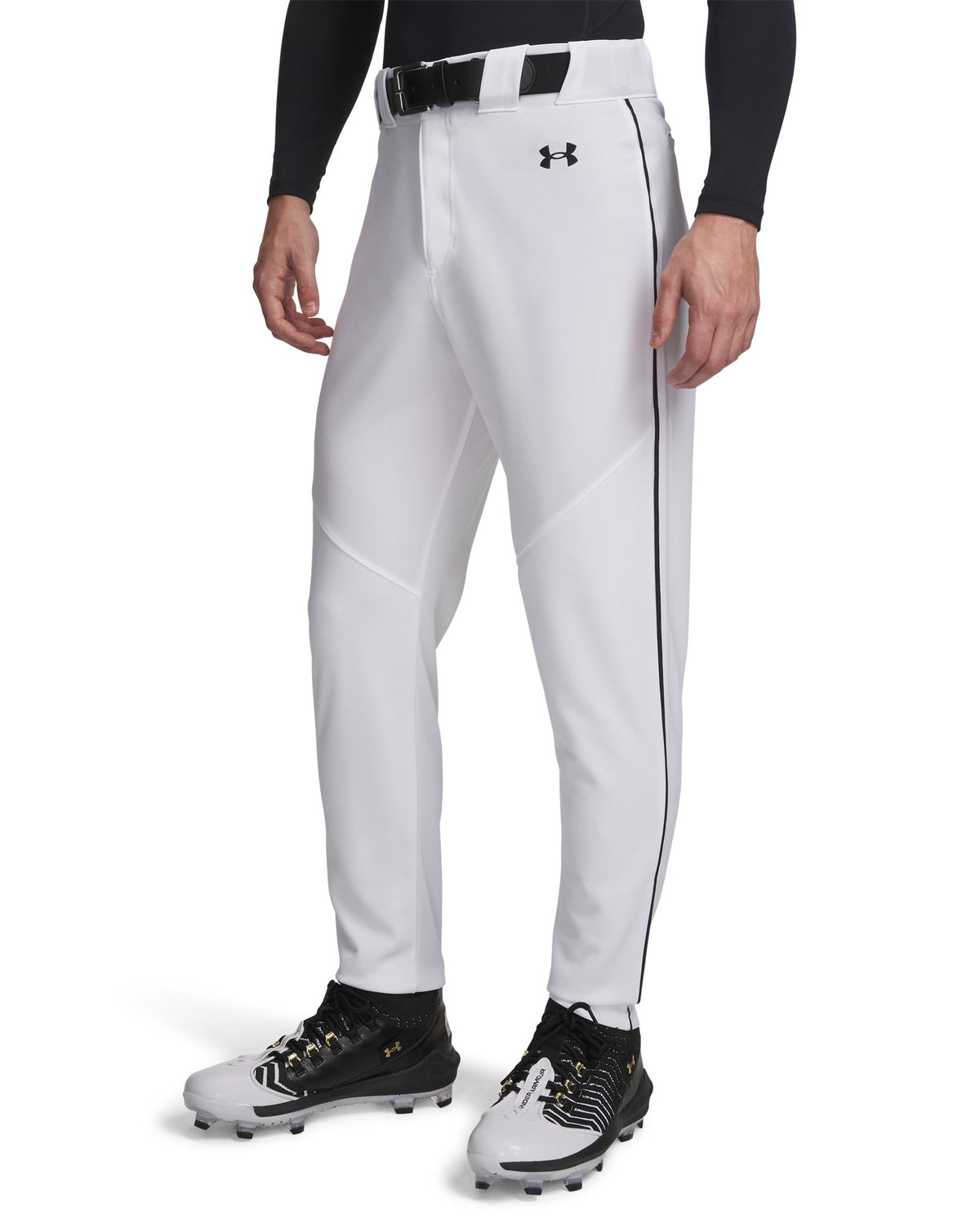 UA Utility Piped Men's Baseball Pants - White