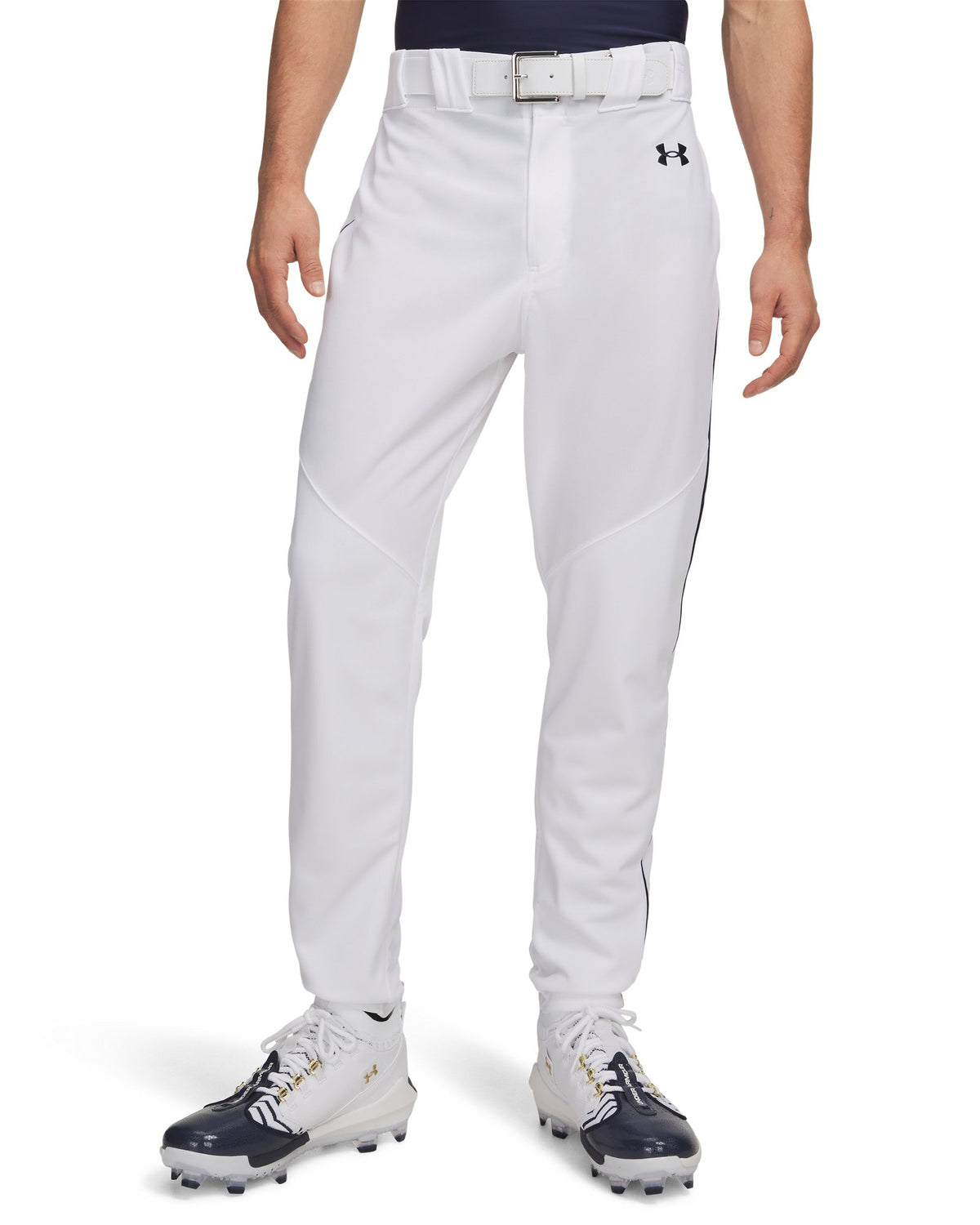 UA Utility Piped Men's Baseball Pants - White