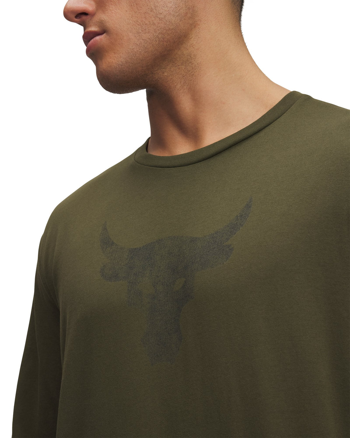 Project Rock Brahma Bull Men's Long Sleeve - Green