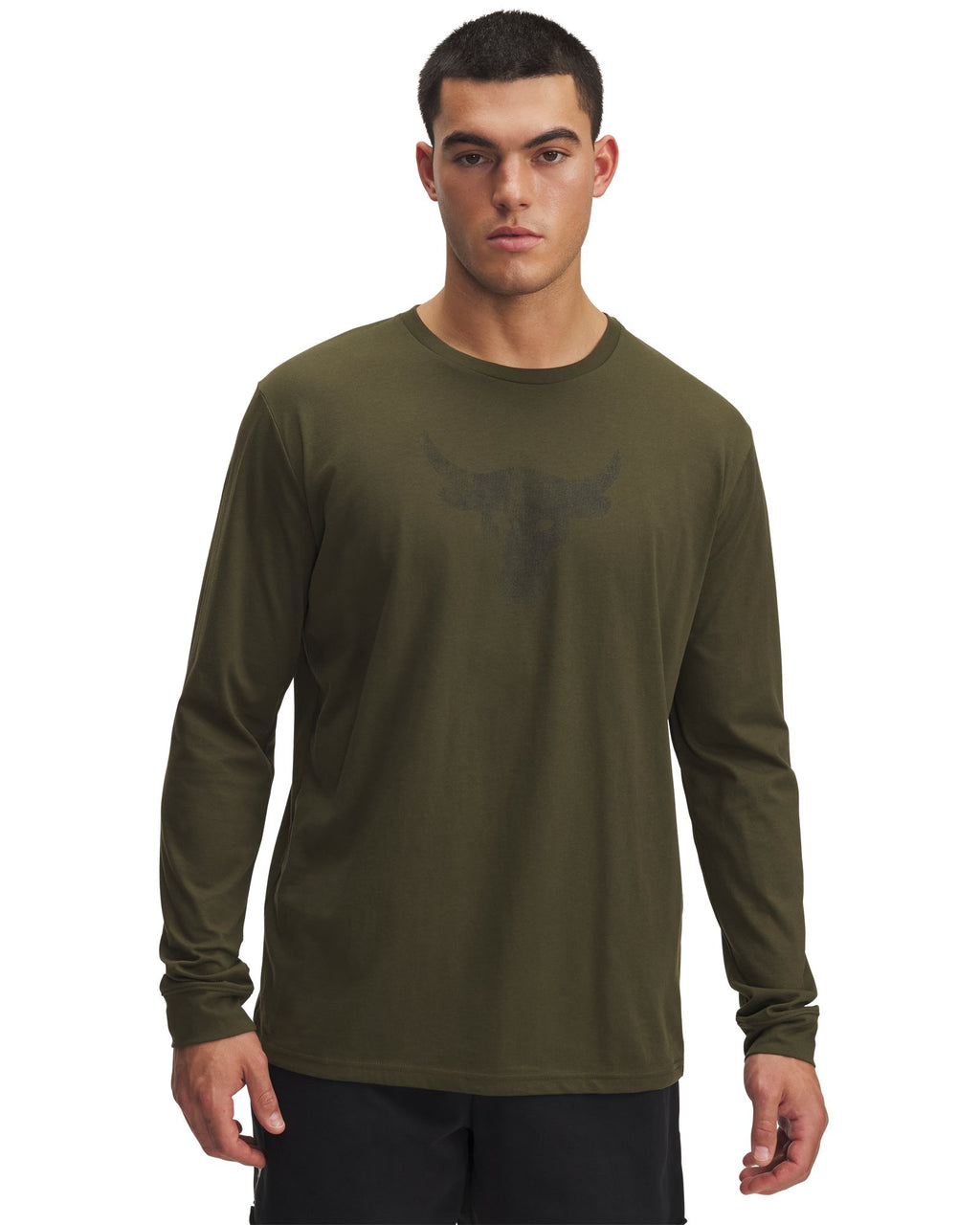 Project Rock Brahma Bull Men's Long Sleeve - Green