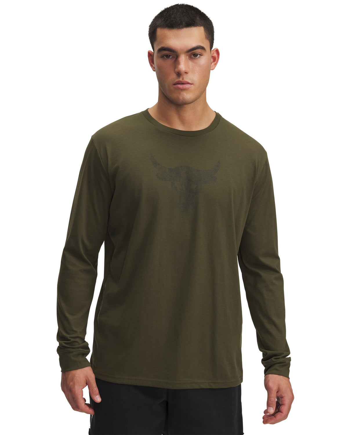 Project Rock Brahma Bull Men's Long Sleeve - Green