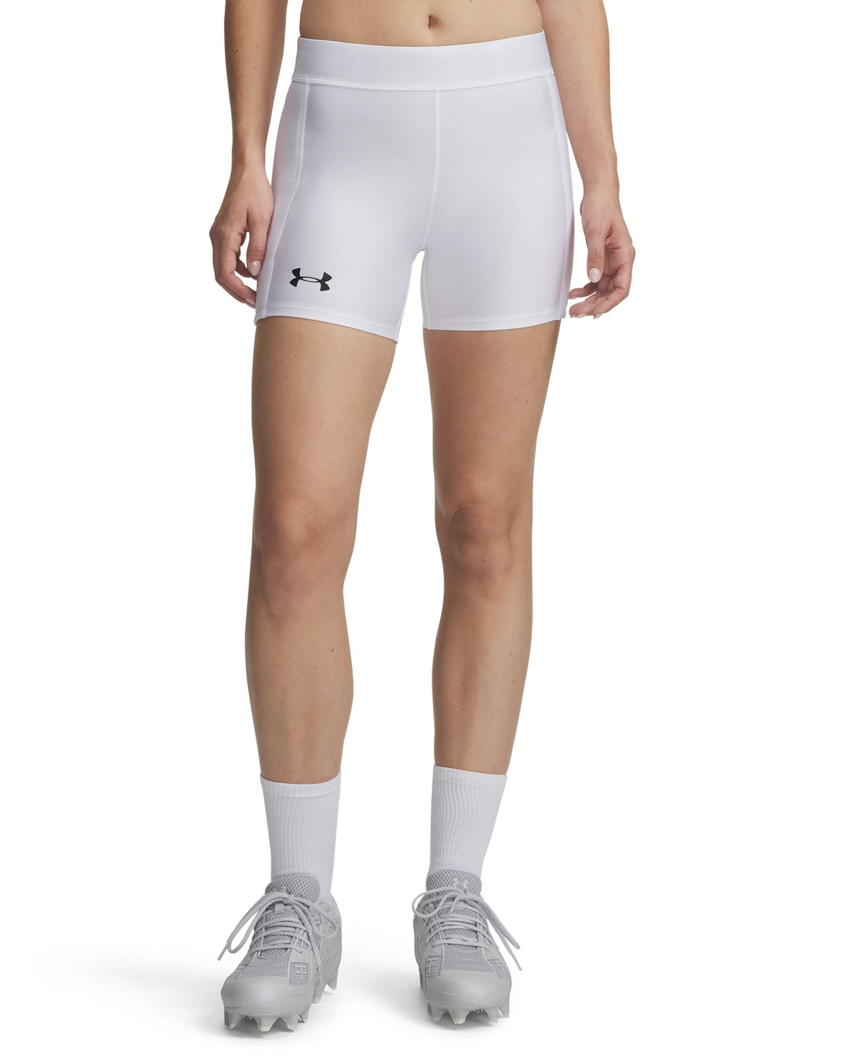 UA Utility Women's Slider Shorts - White