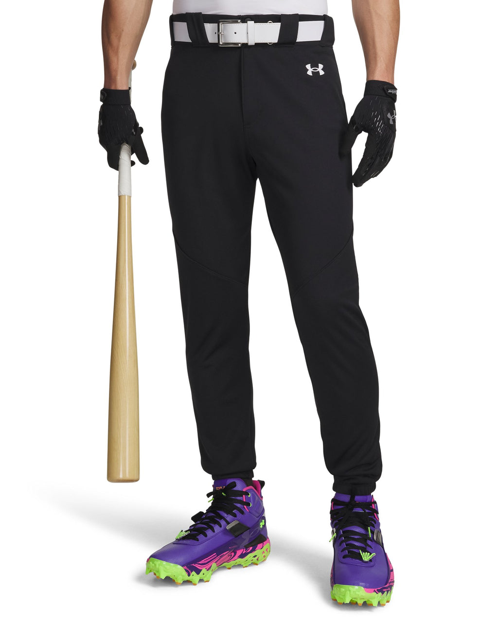 UA Utility Closed Men's Baseball Pants - Black