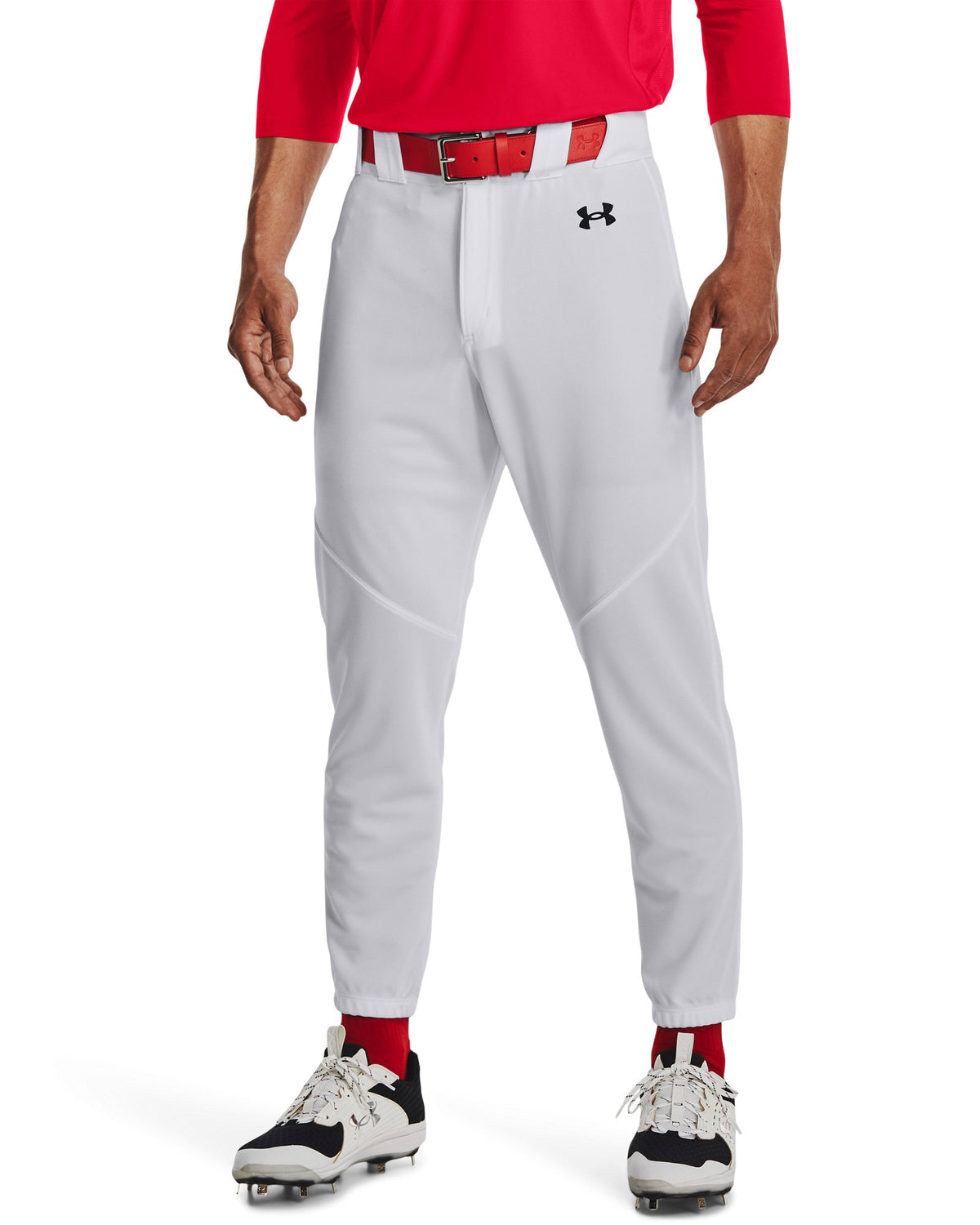 UA Utility Closed Men's Baseball Pants - White