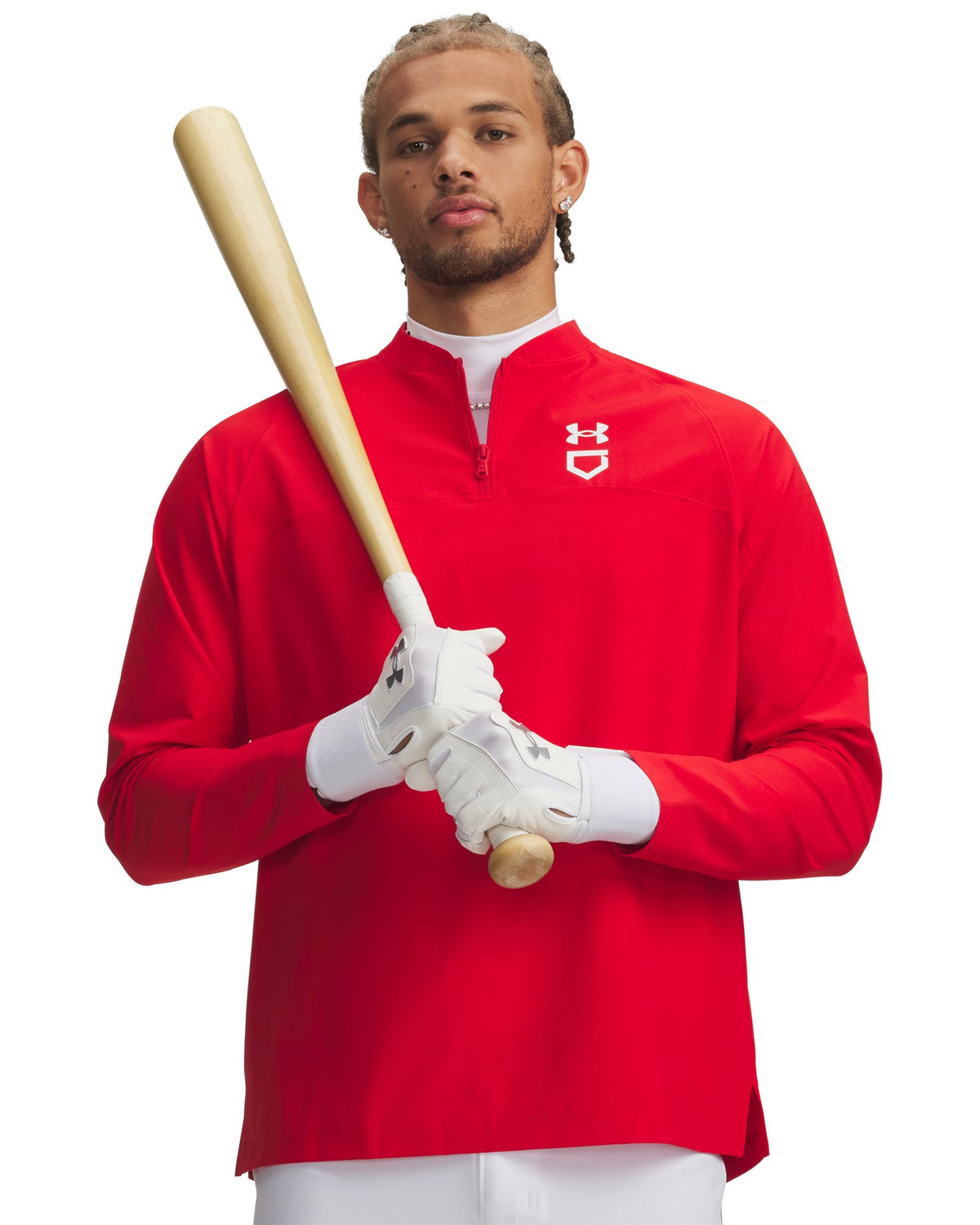 UA Utility Long Sleeve Men's Cage Jacket - Red