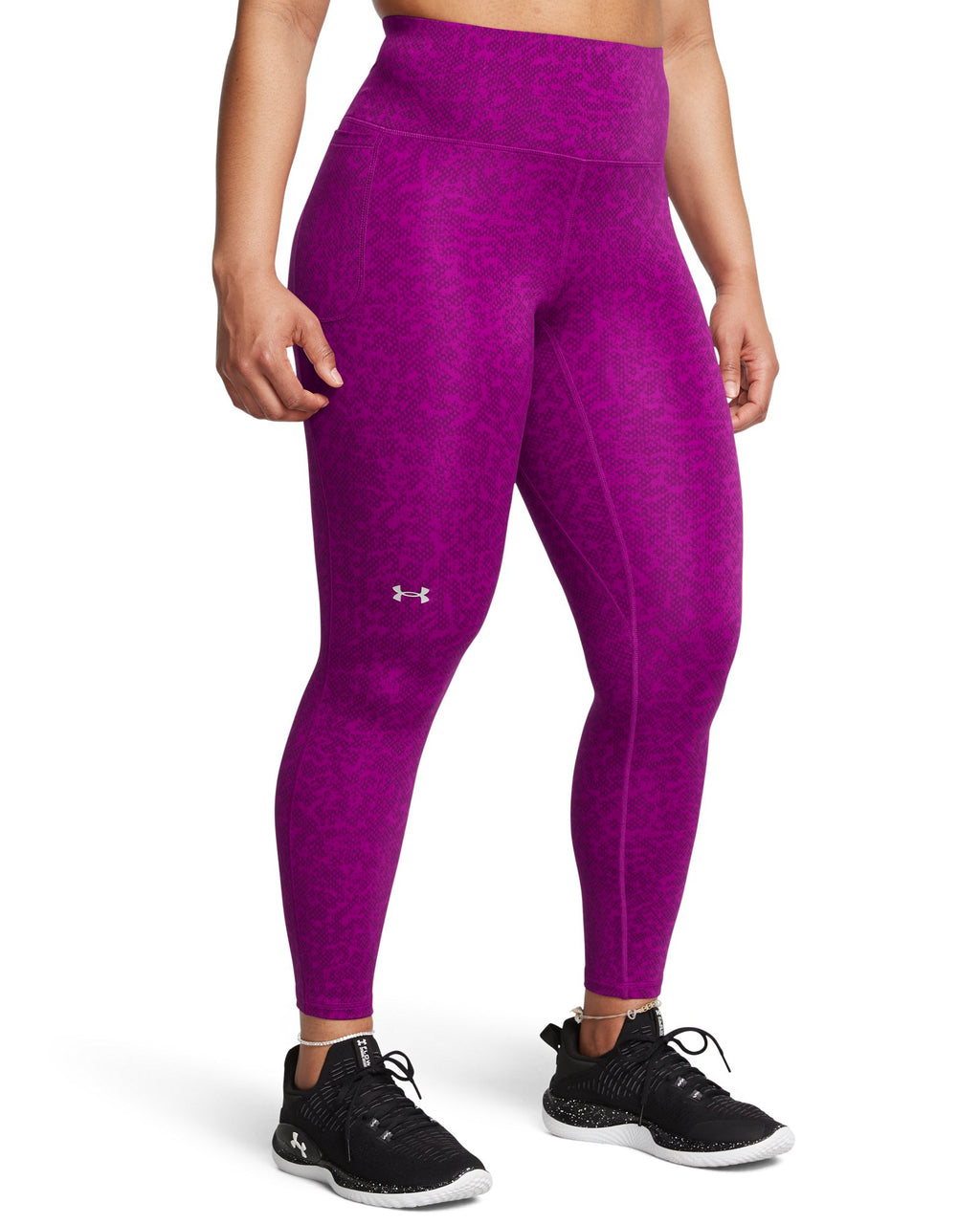 UA Movement Printed Women's Ankle Leggings - Purple