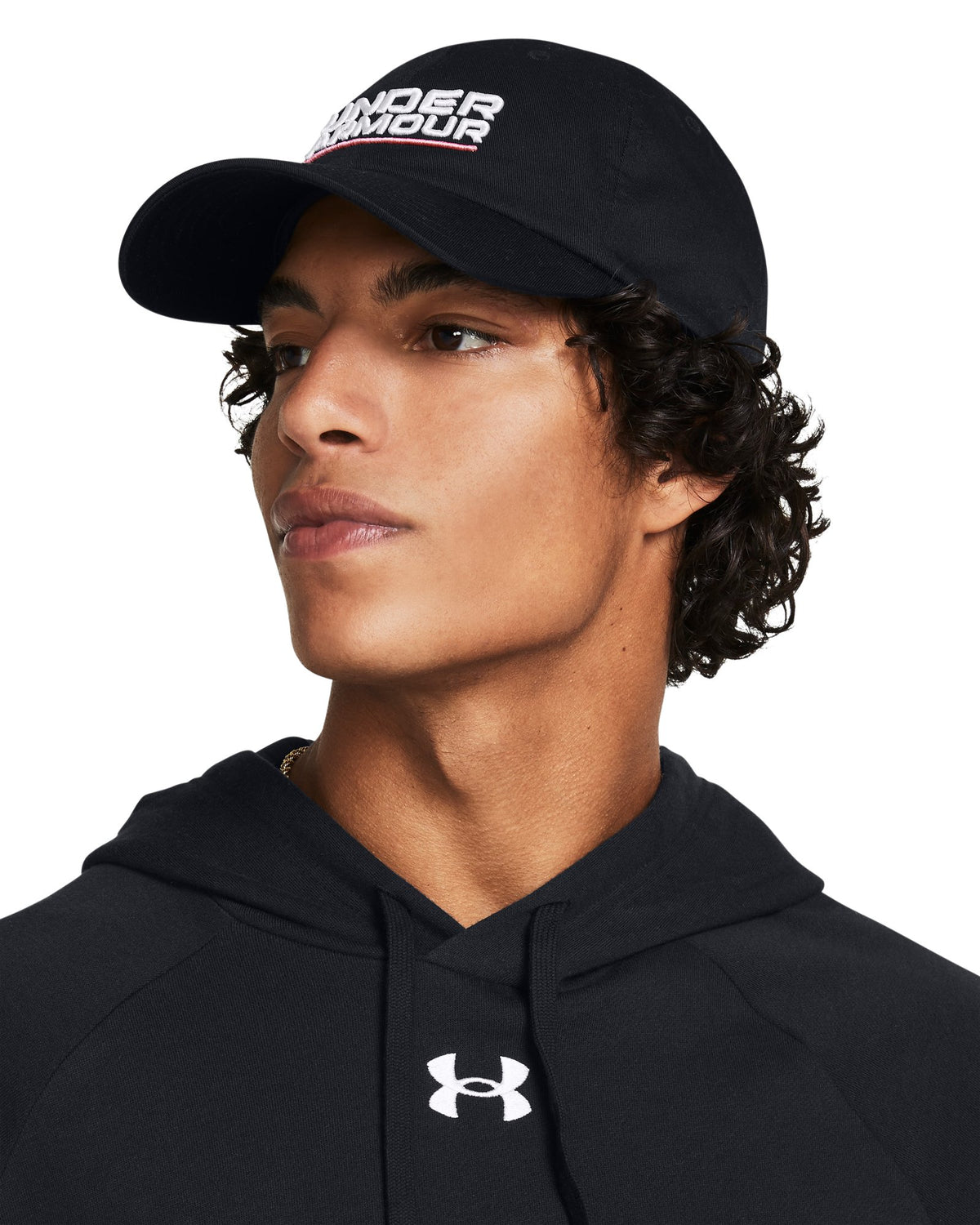 UA Branded Men's Adjustable Cap - Black