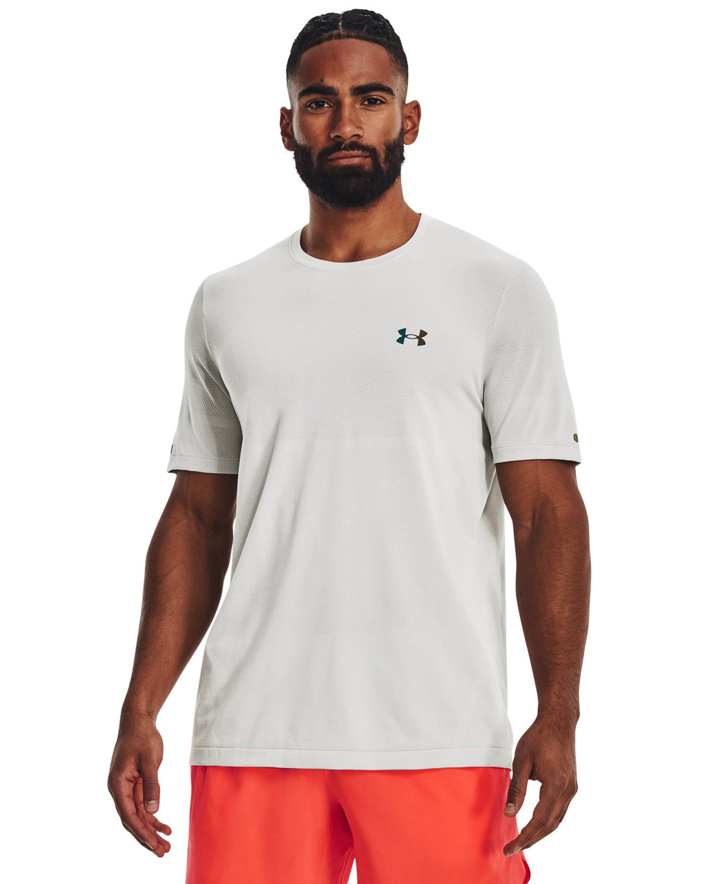 UA Vanish Elite Seamless Men's Short Sleeve - White