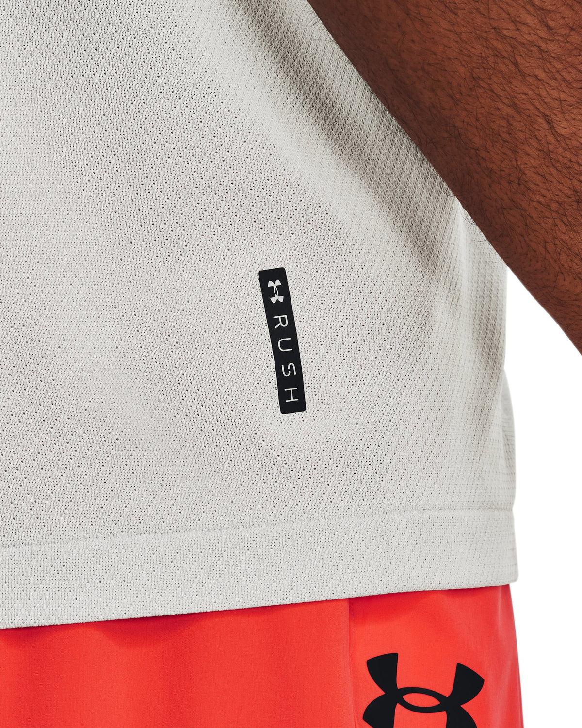 UA Vanish Elite Seamless Men's Short Sleeve - White