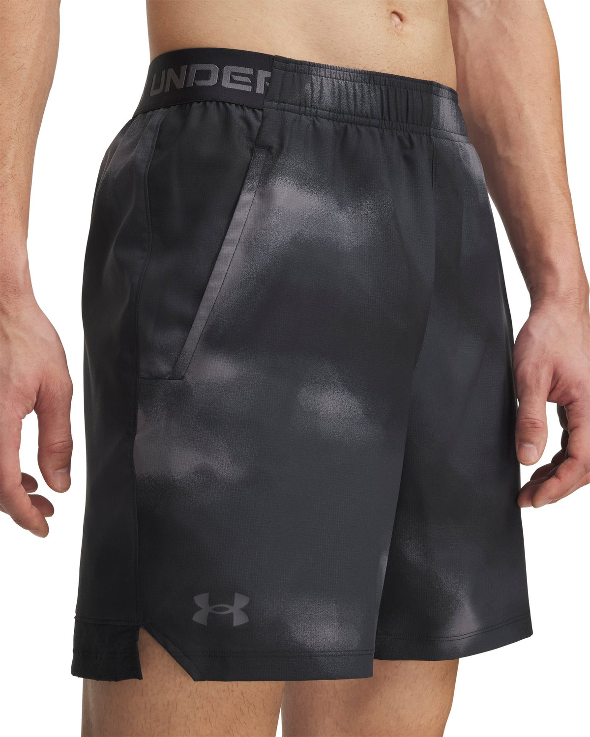 UA Vanish Woven Printed Men's 6" Shorts - Black