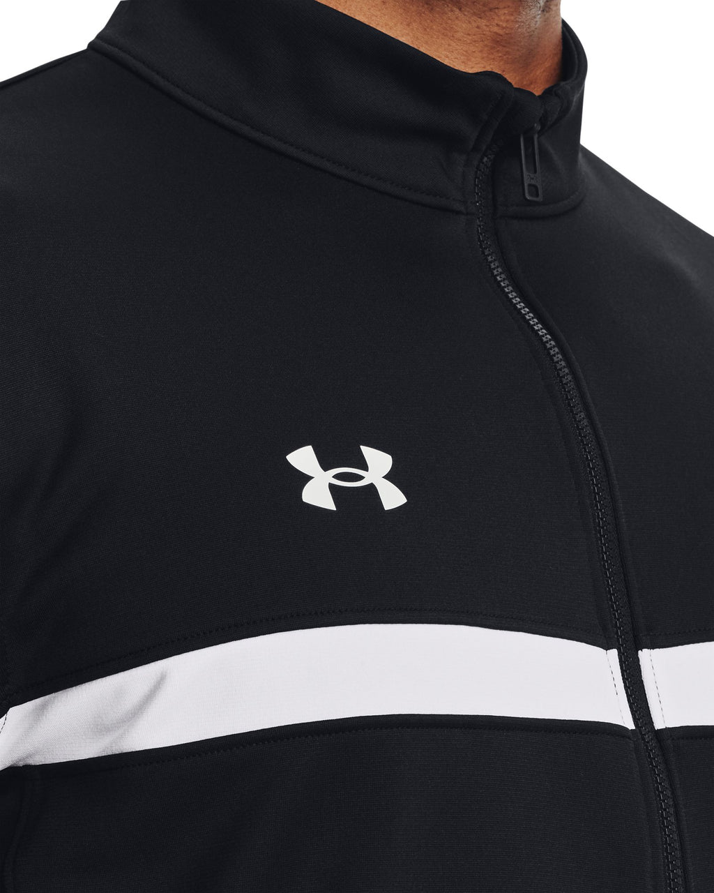 UA Knit Warm Up Team Men's Full-Zip - Black