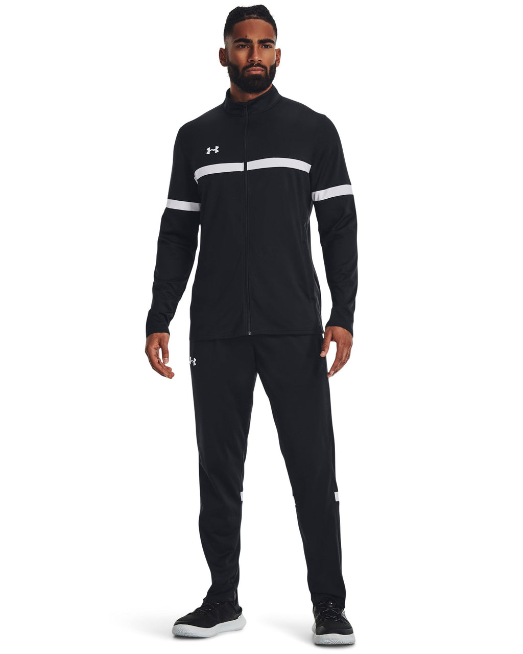 UA Knit Warm Up Team Men's Full-Zip - Black
