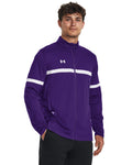 UA Knit Warm Up Team Men's Full-Zip - Purple