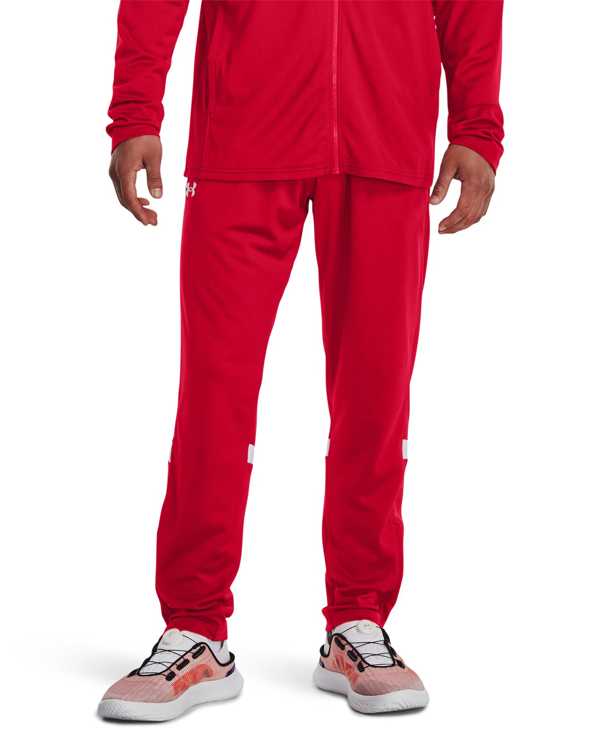 UA Knit Warm Up Team Men's Pants - Red