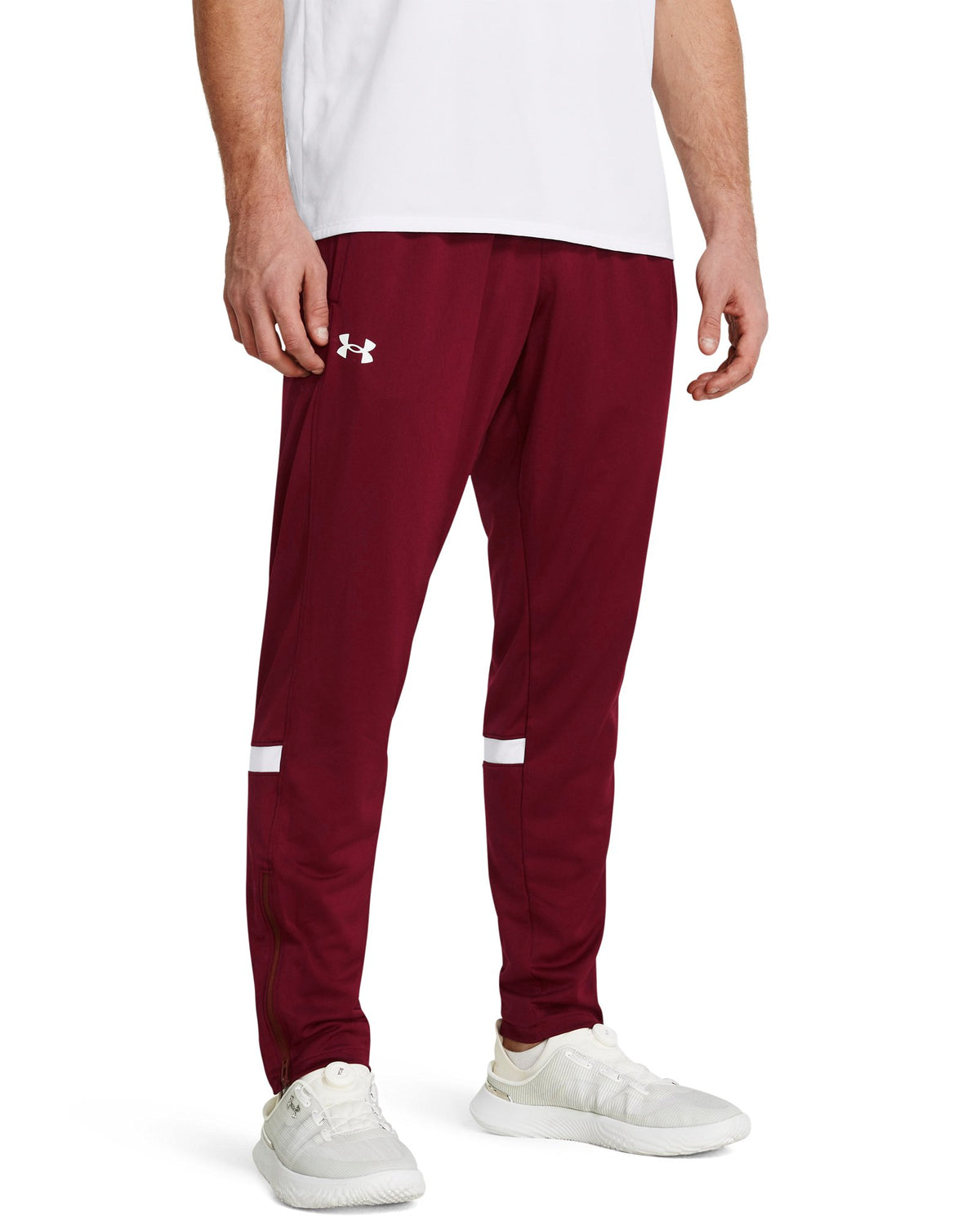 UA Knit Warm Up Team Men's Pants - Red