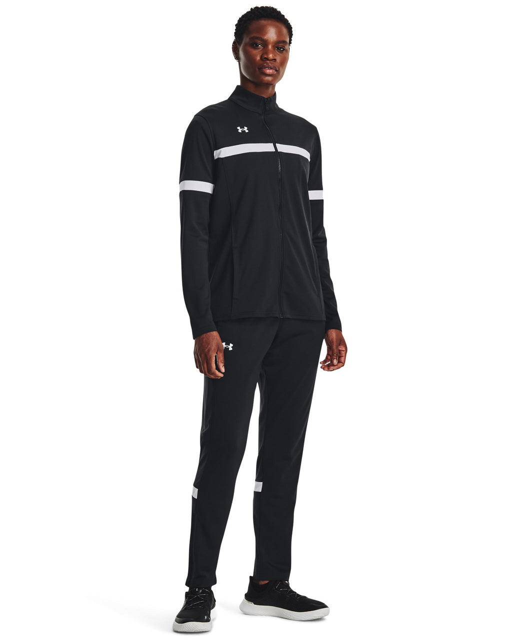 UA Knit Warm Up Team Women's Full-Zip - Black