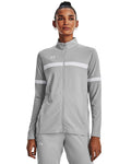 UA Knit Warm Up Team Women's Full-Zip - Gray