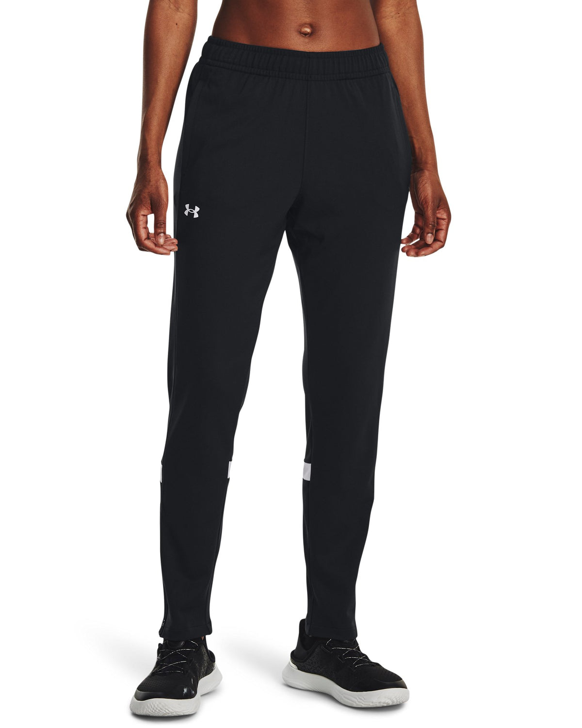 UA Knit Warm Up Team Women's Pants - Black
