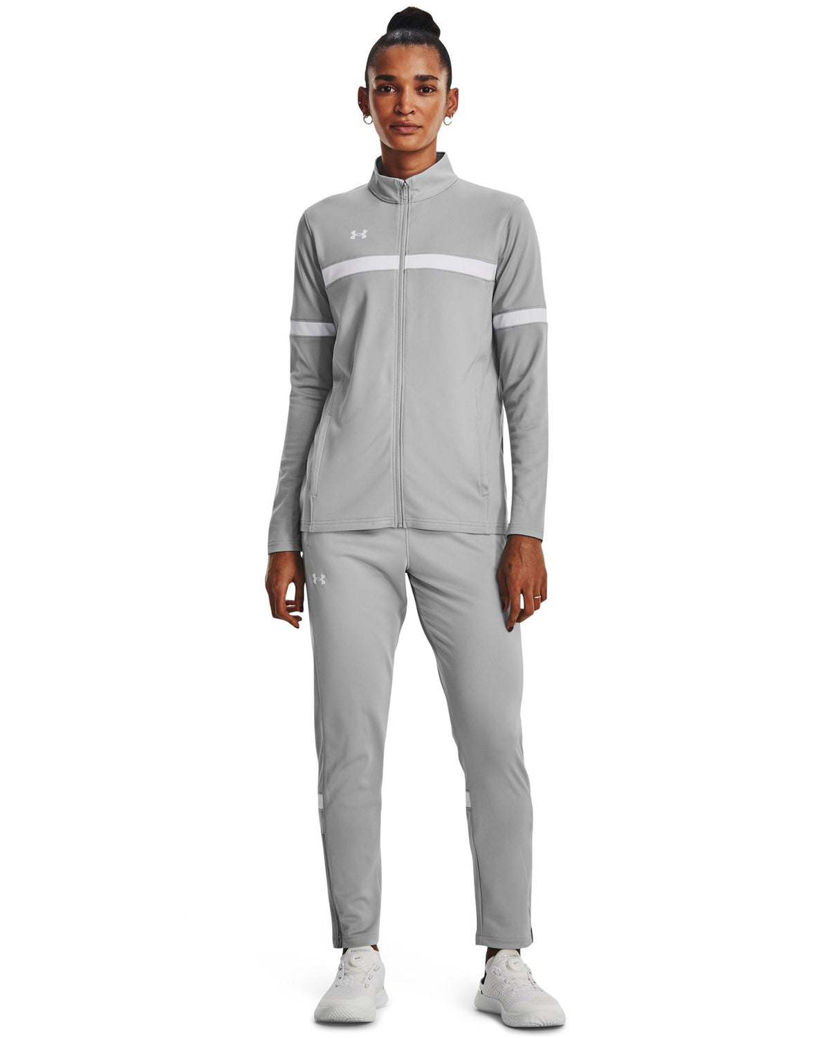 UA Knit Warm Up Team Women's Pants - Gray